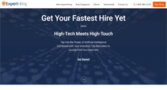 Desktop Screenshot of experthiring.com